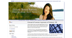 Desktop Screenshot of genvievhypnosis.com